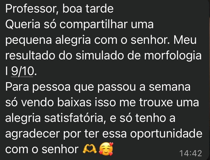 Print da conversa com Bruna relatando o resultado